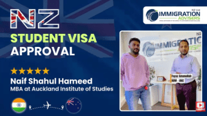 New Zealand Student Visa Approved || Naif Shahul Hameed
